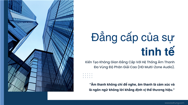 Âm Thanh Đa Vùng - Đa Nguồn Chất lượng Hi-Fi