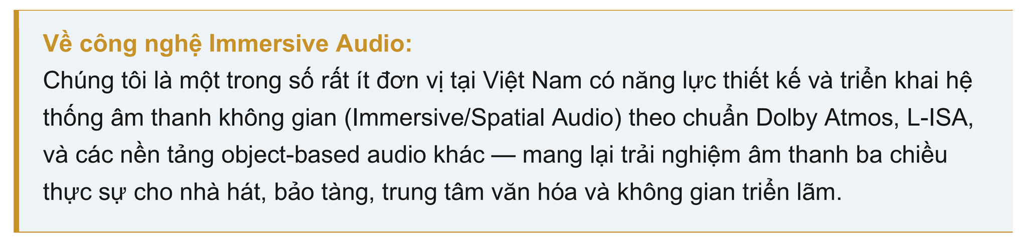 3. Tái Tạo Âm Thanh & Phủ Sóng Không Gian — Loa Như Một Kiến Trúc Sư