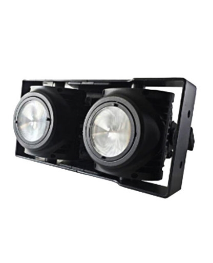 Waterproof 2 Eyes x 100W Warm White & Cool White 2in1 COB Audience Light - BH-BAO02100B-WC