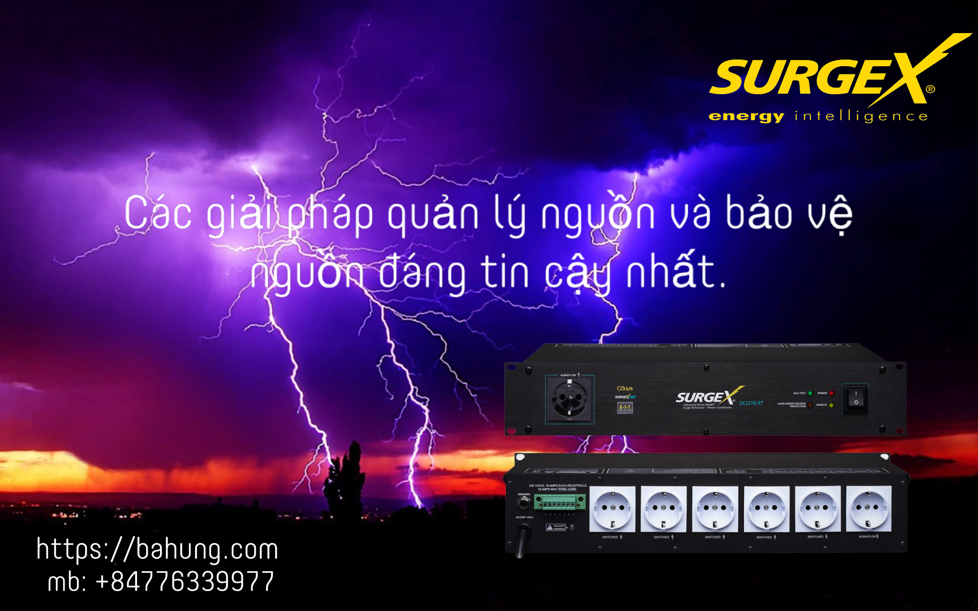 Chống sét - Lọc Nhiễu - Chống đột biến điện áp