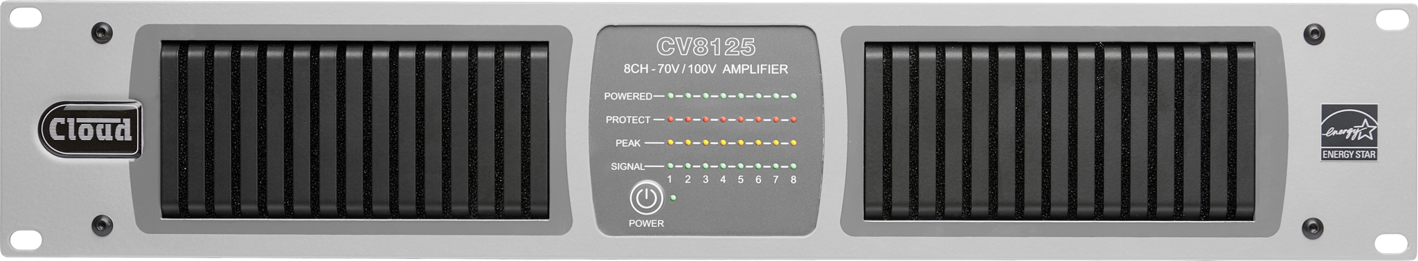 8 Channel 70/100v Digital DSP Amplifier - CLOUD (ENGLAND) _ CV8125