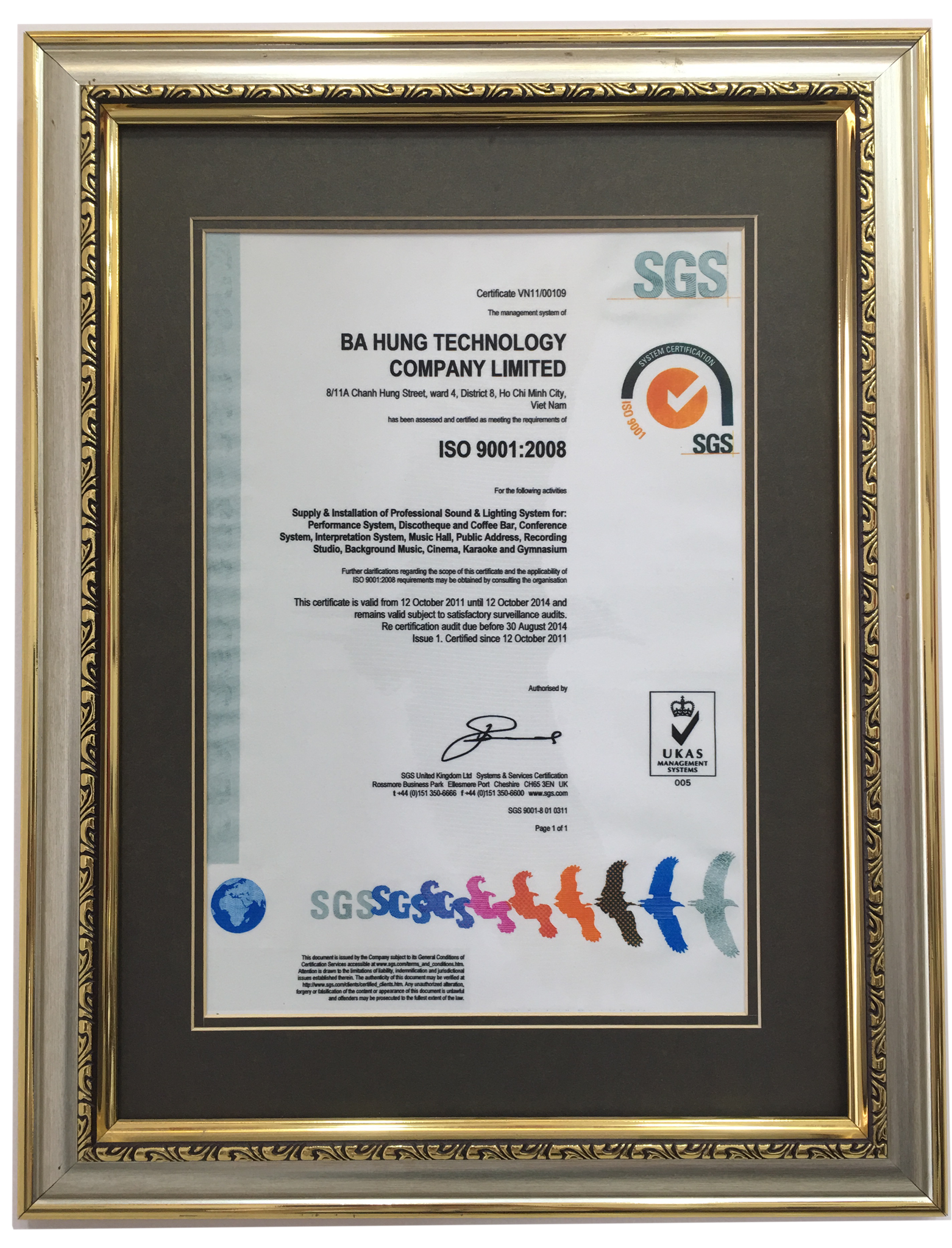 ISO 9001:2008 - Until 2014