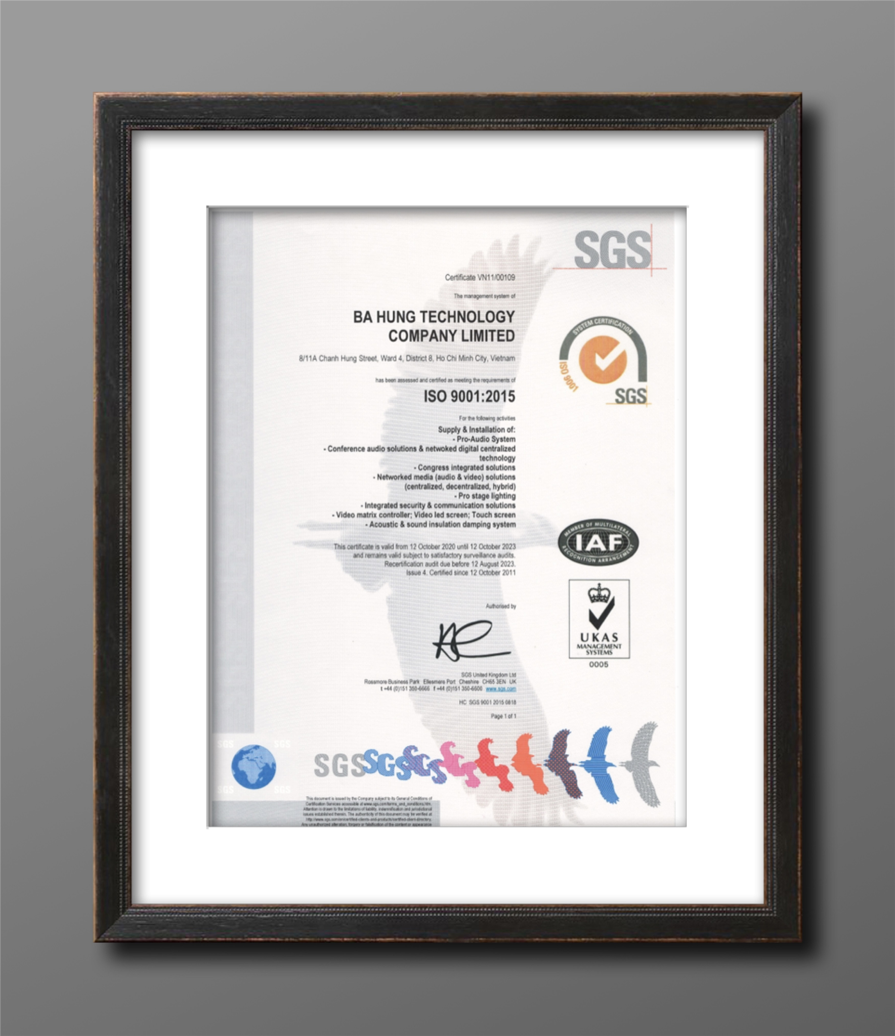 ISO 9001:2015 - Until 2020