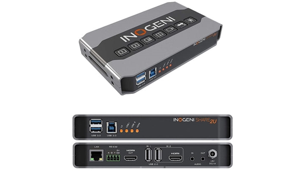 INOGENI SHARE2U Dual USB Video to USB 3.0 Multi I / O Capture