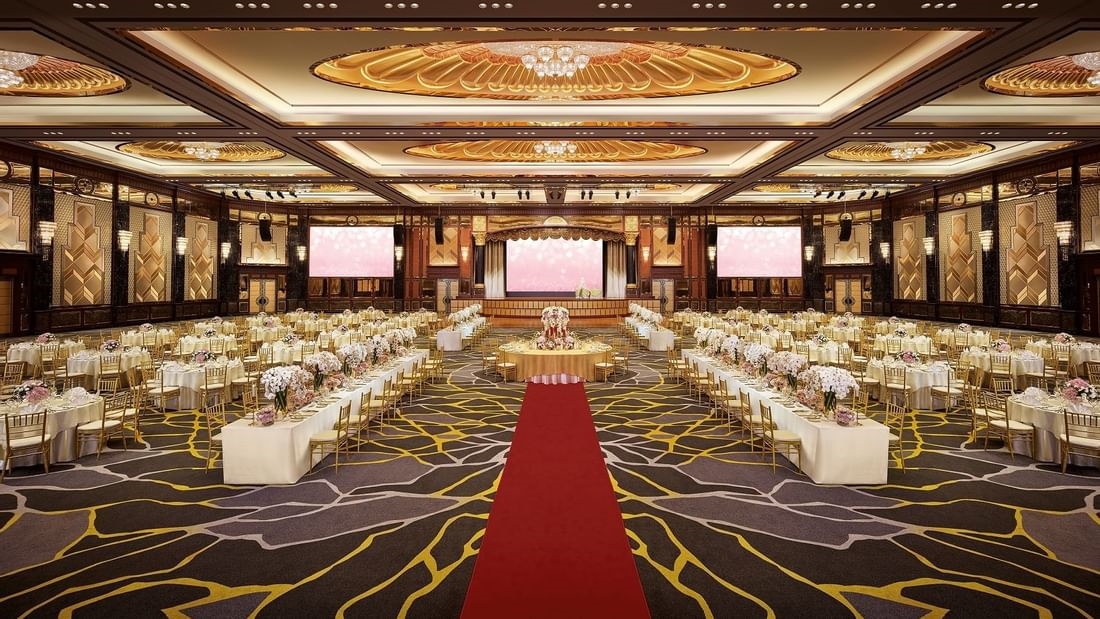 Biến Ballroom của bạn thành không gian sự kiện đẳng cấp thế giới với giải pháp Âm thanh, Ánh sáng và Visual chuyên nghiệp