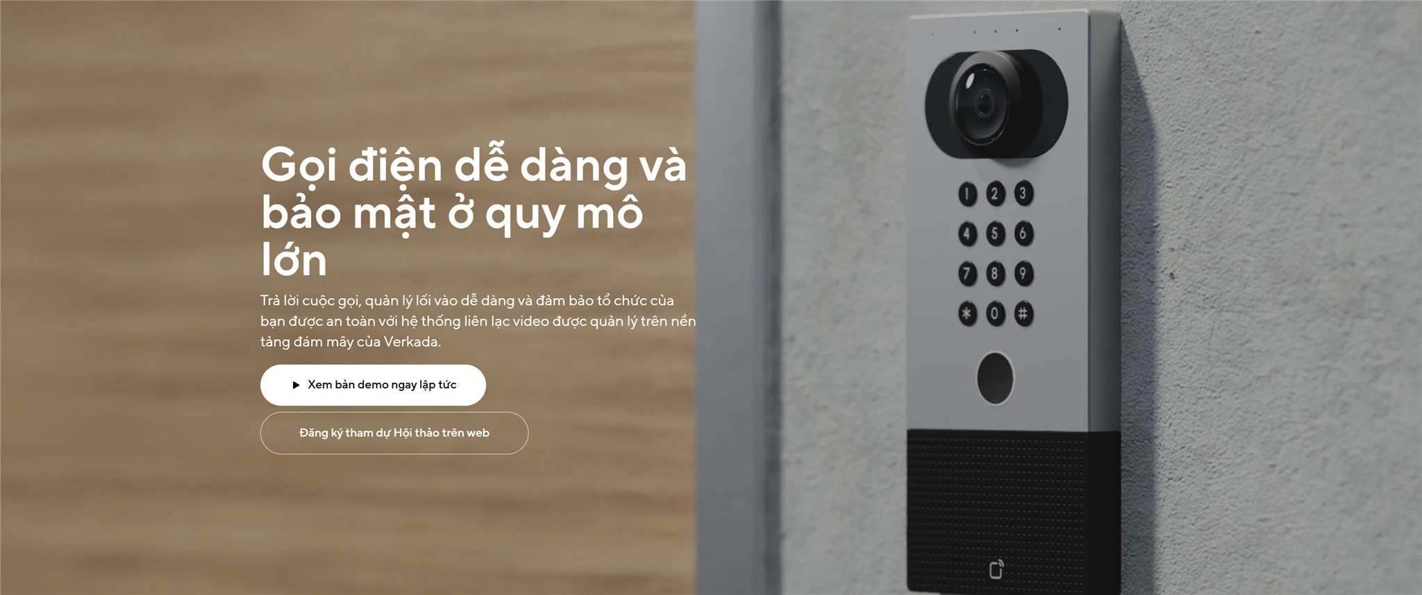 Gọi điện dễ dàng và bảo mật ở quy mô lớn