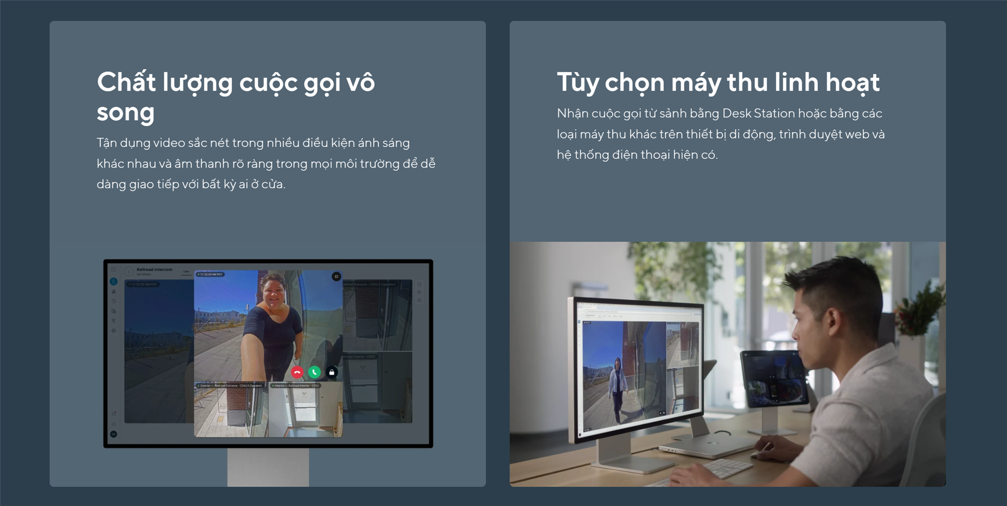 Chất lượng cuộc gọi vô song - Tùy chọn máy thu linh hoạt