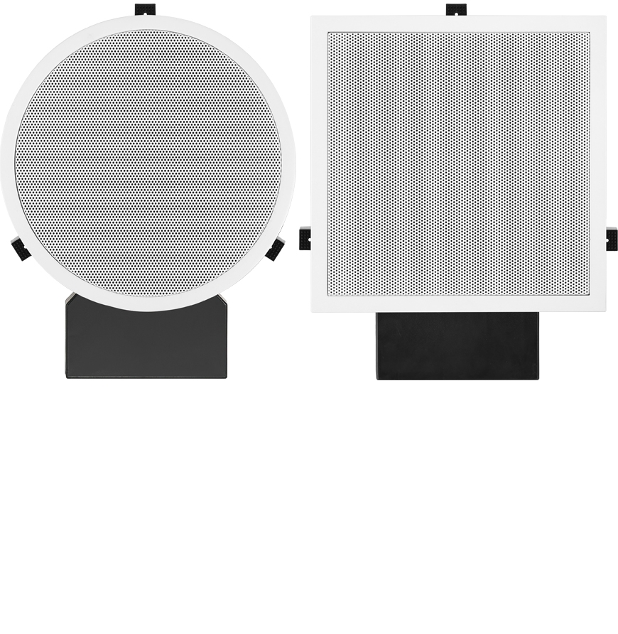 Loa tích hợp hai đường tiếng với góc phân tán 80°. Loa trầm 6,5” + loa tweeter vòm 1“ có ống dẫn sóng, công suất 120 watt.