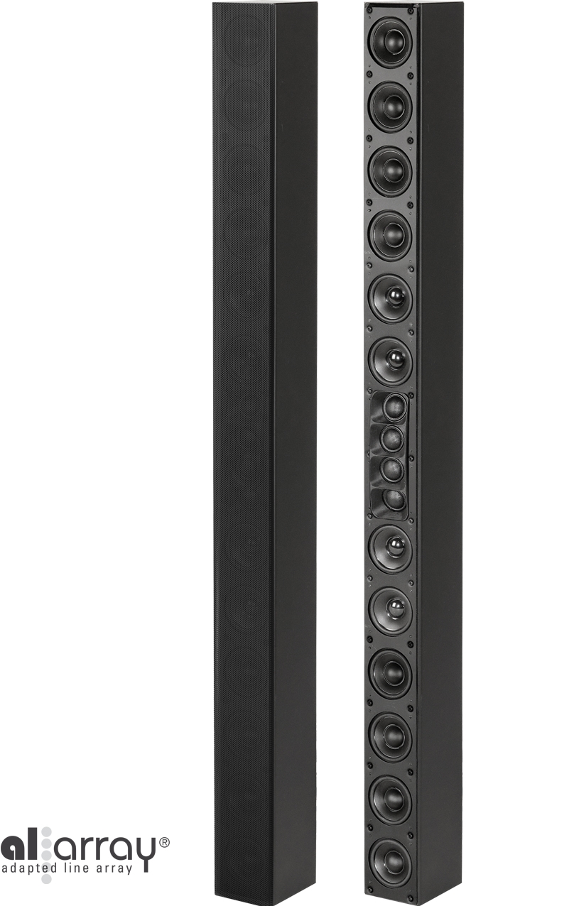 DL-A 2.4 DSC AlArray / DL-A 2.4 DSC AlArray DANTE Cặp loa hiển thị âm thanh nổi chủ động với chức năng điều khiển chùm tia