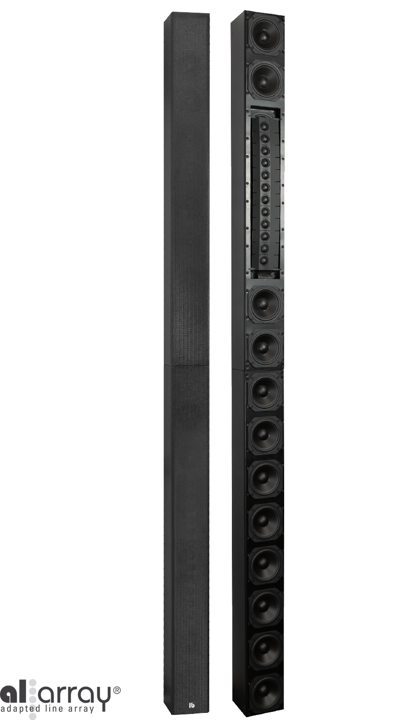 DLX-A 2.8 DSC AlArray Cặp loa stereo 2 chiều chủ động với chức năng điều khiển chùm tia có thể điều chỉnh