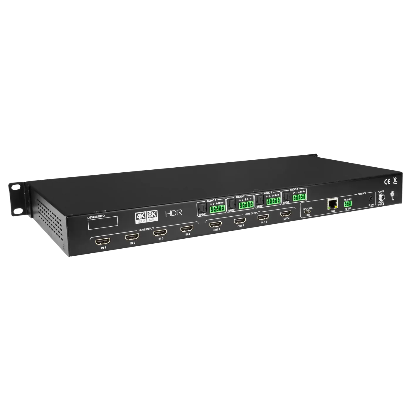 48Gbps 4x4 HDMI Matrix Switch