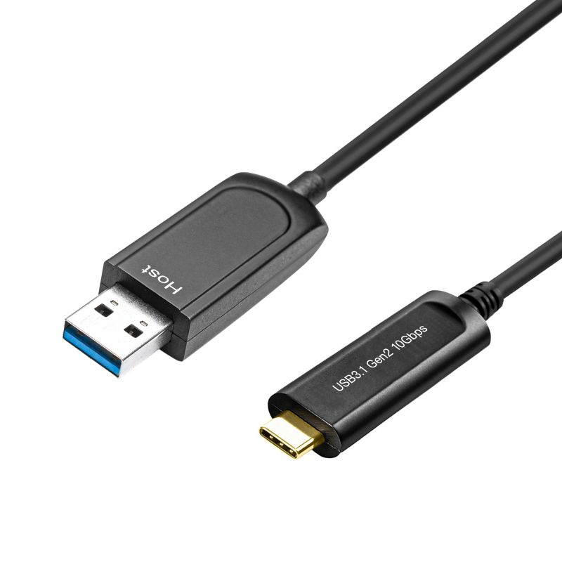 Cáp Quang USB 3.1 AOC: Mở Rộng USB 10Gbps Lên Đến 50m | Hỗ trợ Windows/Mac, Tăng Băng Thông USB 2.0